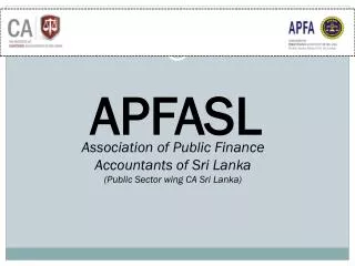Association of Public Finance Accountants of Sri Lanka (Public Sector wing CA Sri Lanka)