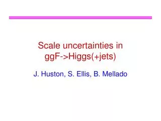 Scale uncertainties in ggF -&gt;Higgs(+jets)