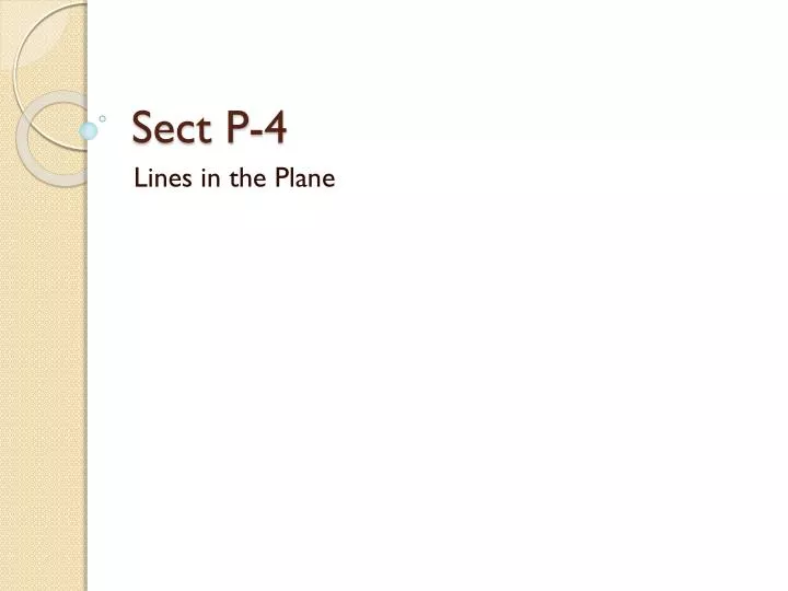 sect p 4