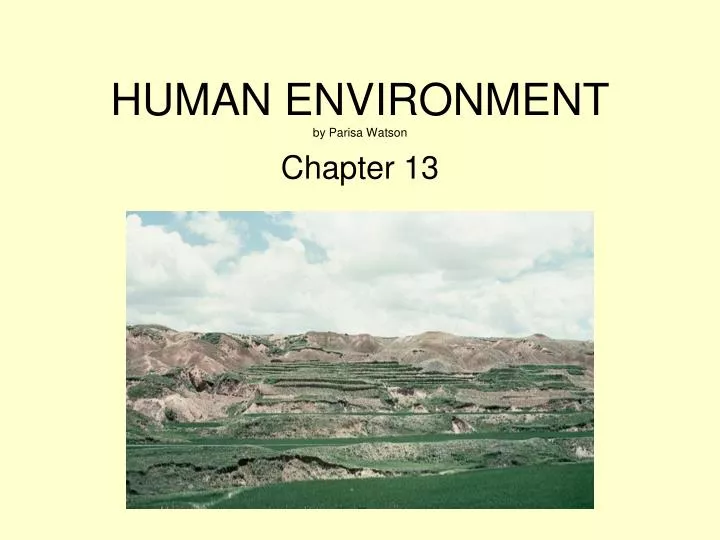 human environment by parisa watson