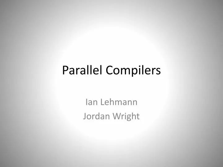 parallel compilers