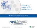 Enhancing Application Performance: Root Causes & Quick Solutions - slide 1