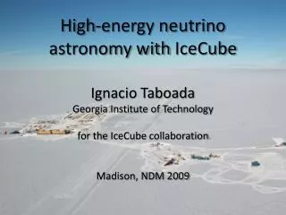 High-energy neutrino astronomy with IceCube