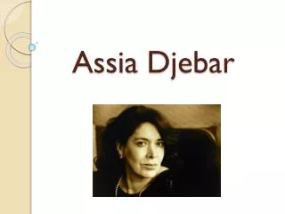 assia djebar