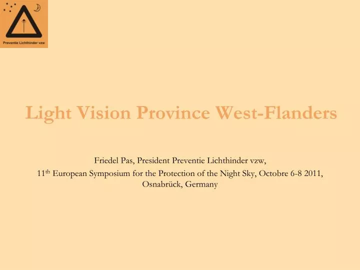 light vision province west flanders