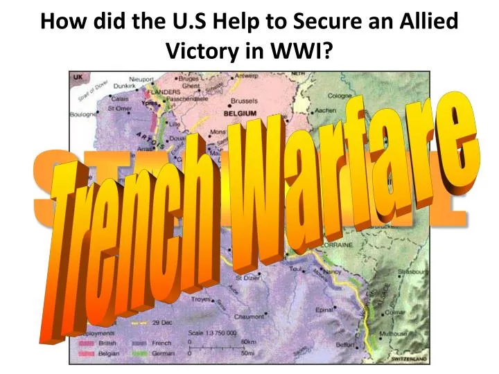 how did the u s help to secure an allied victory in wwi