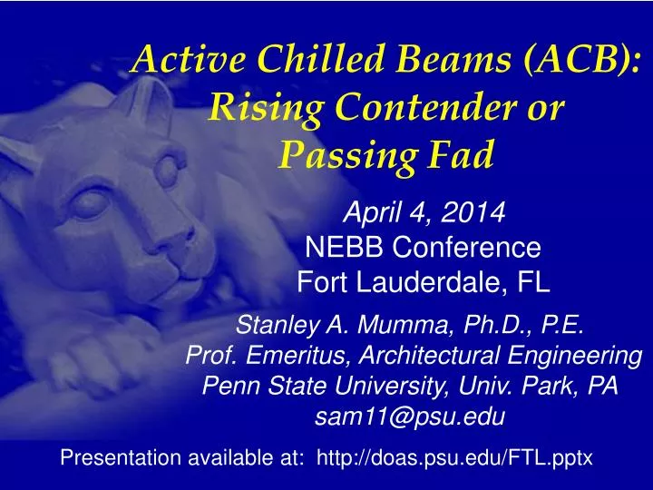 active chilled beams acb rising contender or passing fad