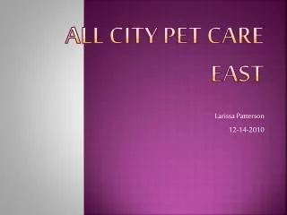 All City Pet Care East