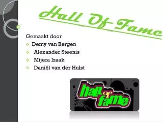 hall of fame