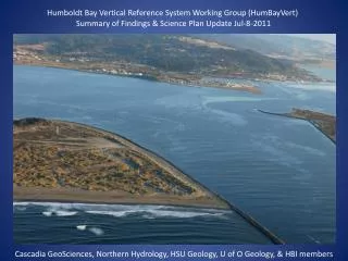 Humboldt Bay Vertical Reference System Working Group ( HumBayVert )