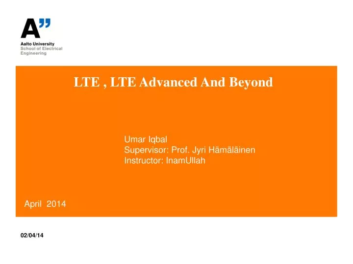 lte lte advanced and beyond