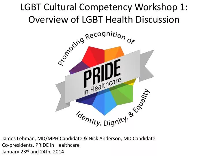 lgbt cultural competency workshop 1 overview of lgbt health discussion