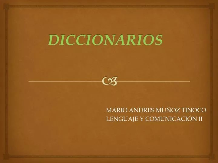 diccionarios