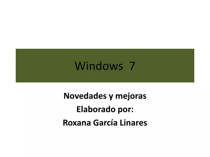 windows 7