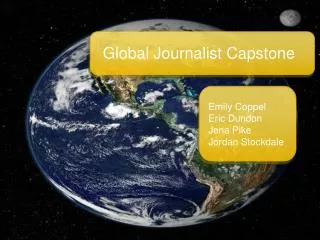 Global Journalist Capstone