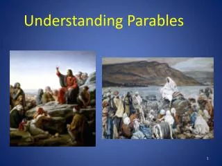 Understanding Parables