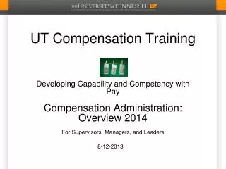 UT Compensation Training