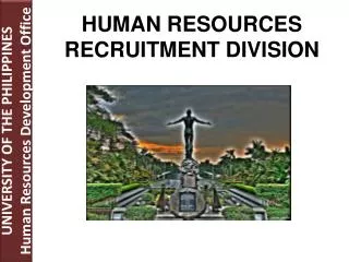 HUMAN RESOURCES RECRUITMENT DIVISION