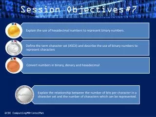 Session Objectives #7