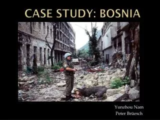Case Study: Bosnia