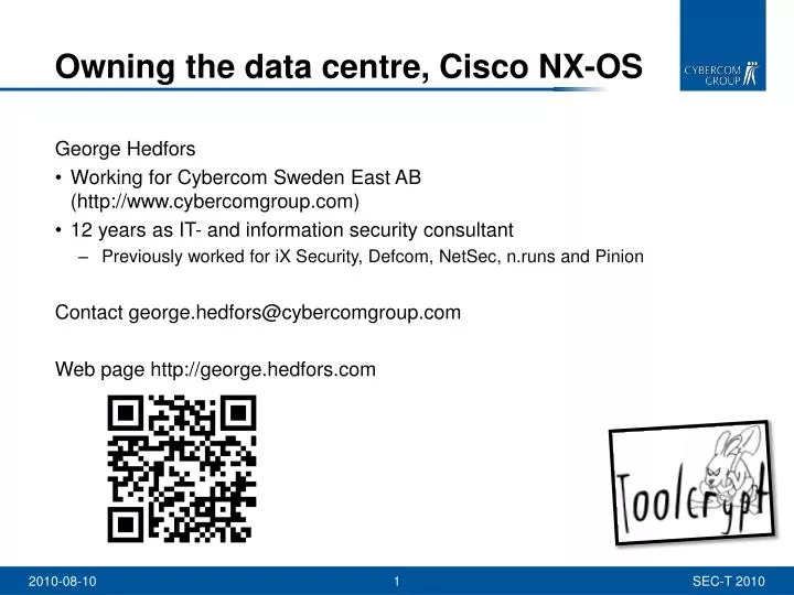 owning the data centre cisco nx os