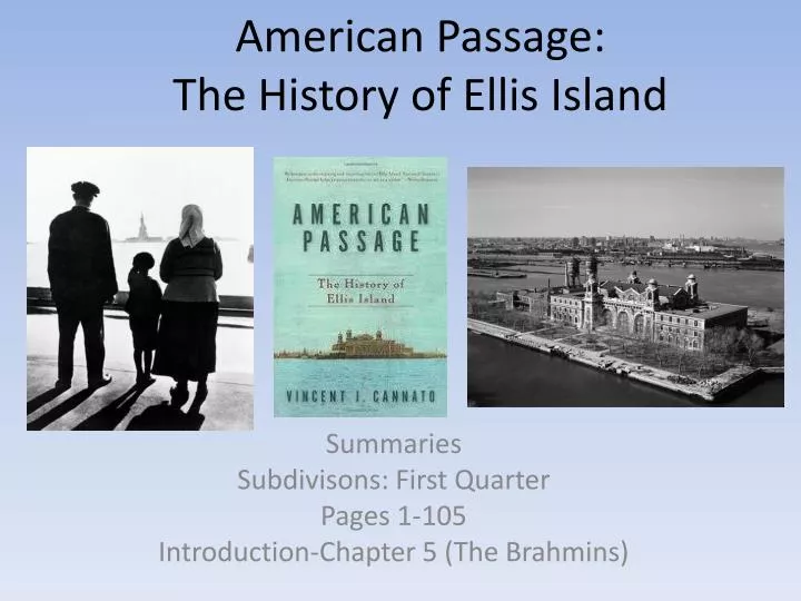 american passage the history of ellis island