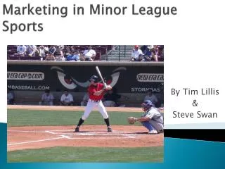 Marketing in Minor League Sports