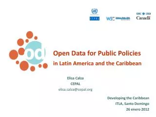 Open Data for Public Policies in Latin America and the Caribbean