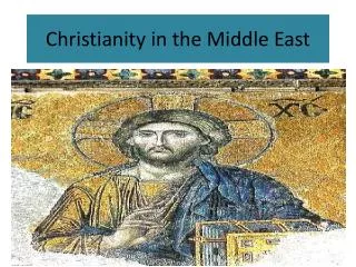 Christianity in the Middle East