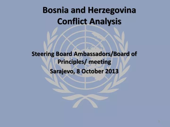 bosnia and herzegovina conflict analysis