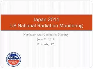 Japan 2011 US National Radiation Monitoring