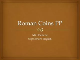 Roman Coins PP