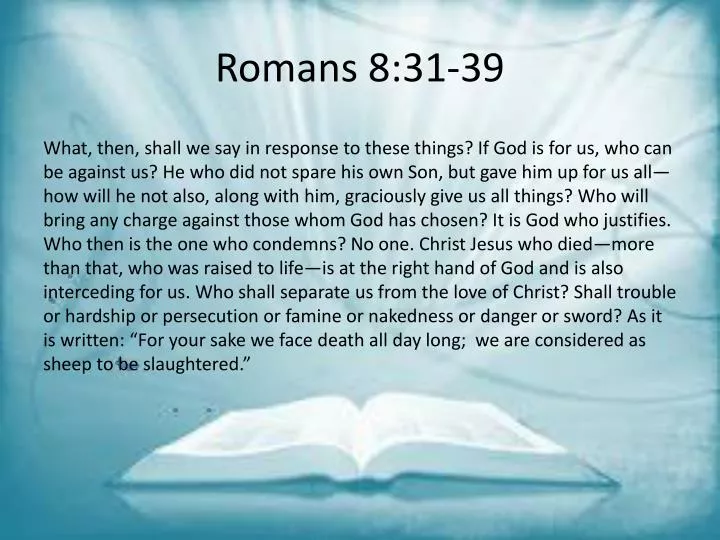 romans 8 31 39