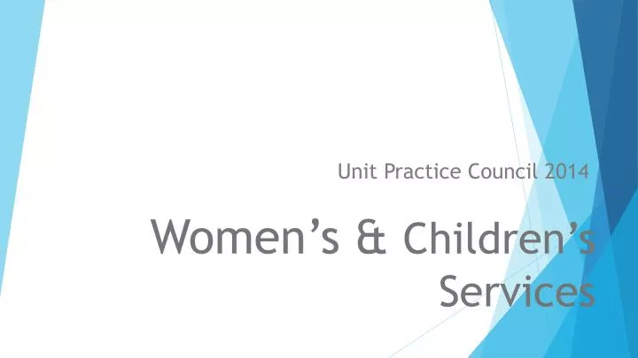 women s children s services