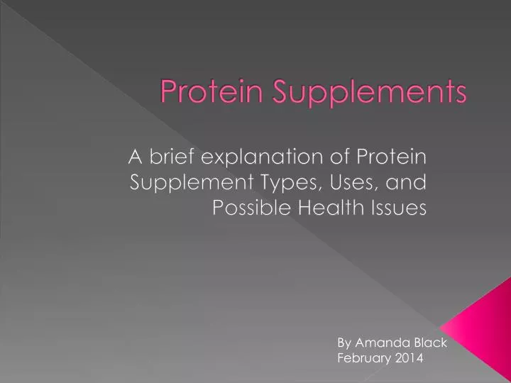 protein supplements