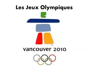 les jeux olympiques