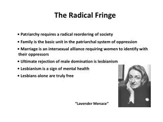 The Radical Fringe