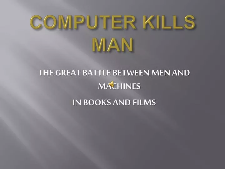 computer kills man