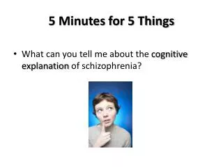 5 Minutes for 5 Things
