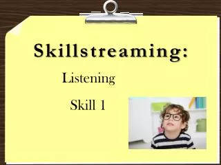 Skillstreaming :