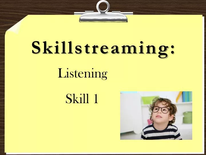 skillstreaming