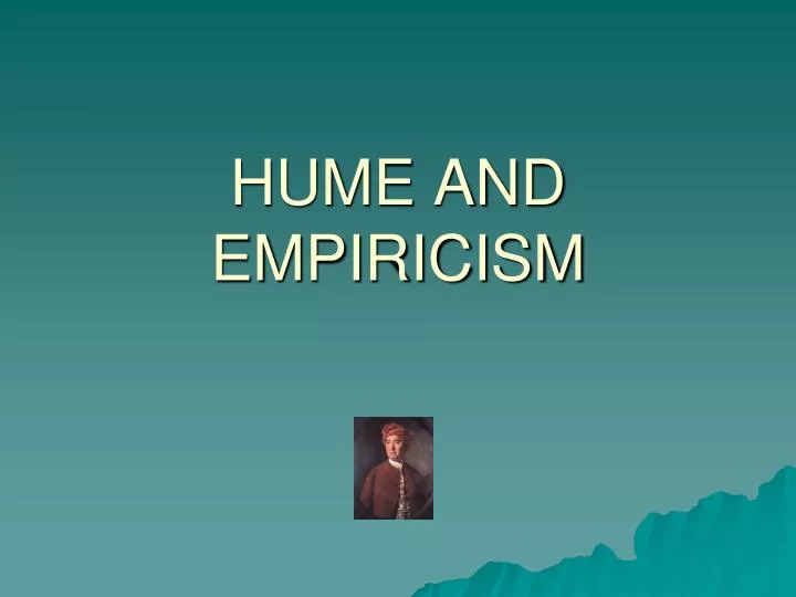 hume and empiricism