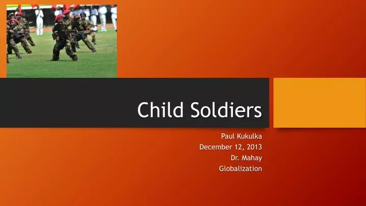 child soldiers