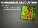 Hungarian revolution - slide 1