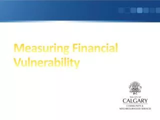 Measuring Financial Vulnerability