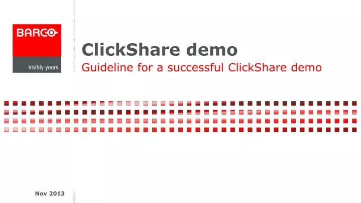 clickshare demo