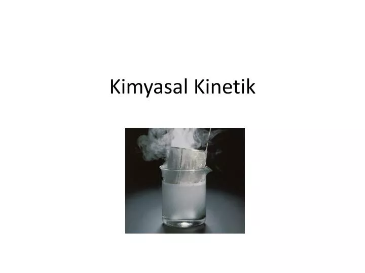 kimyasal kinetik