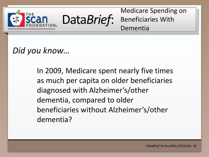 medicare spending on beneficiaries with dementia