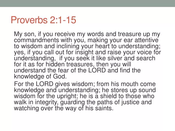 proverbs 2 1 15
