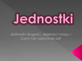 jednostki